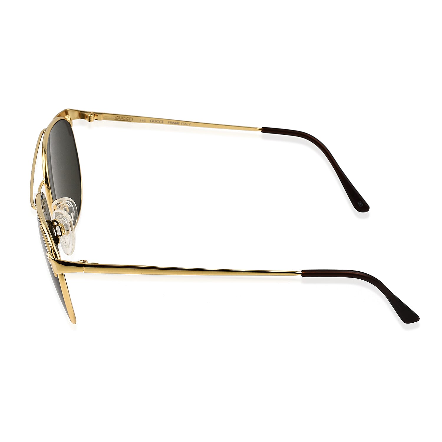 Gucci Unisex Aviator Sunglasses with Green Lenses - Green