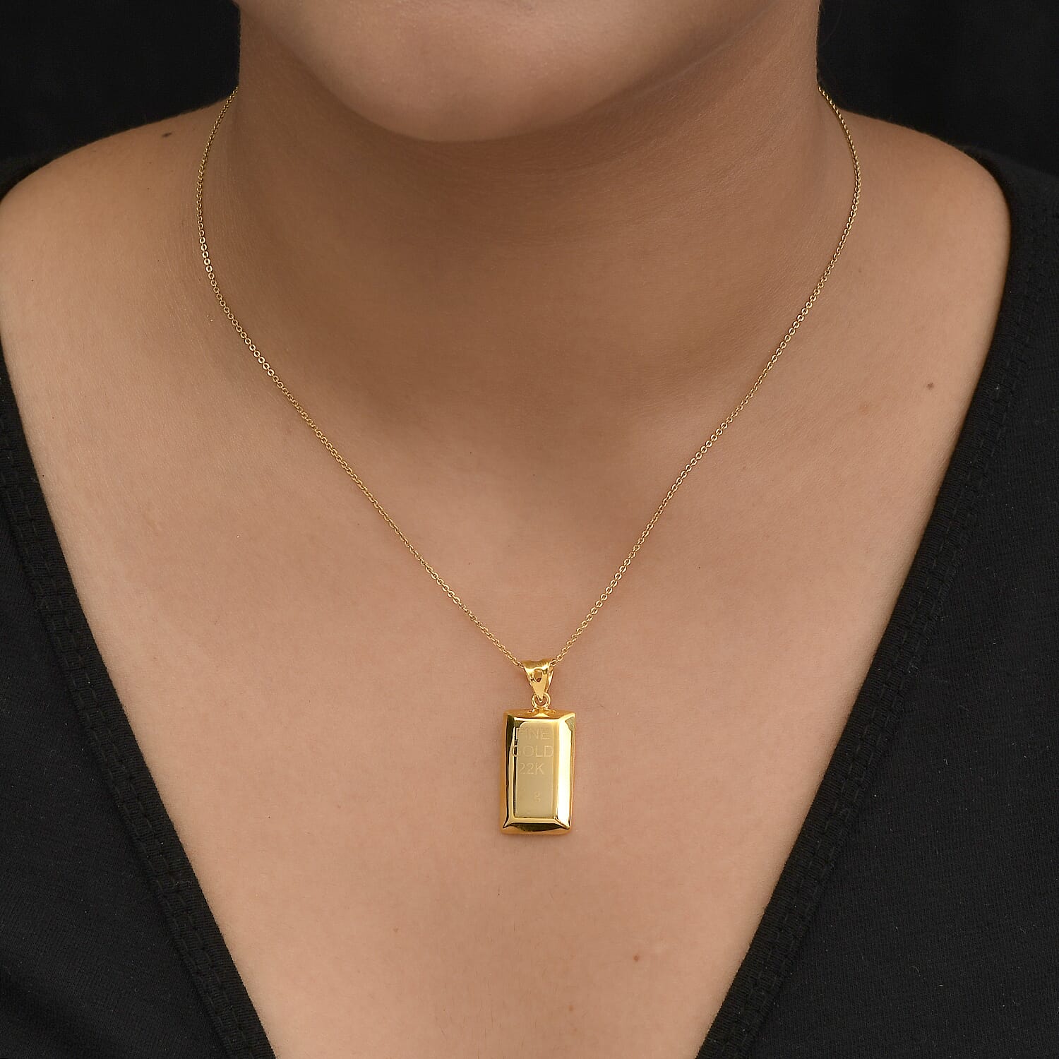 Supreme necklace hotsell gold bar