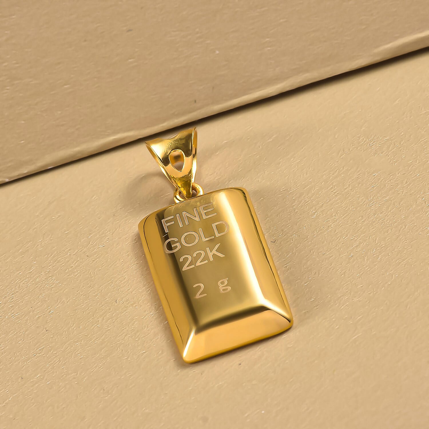 22K Yellow Gold Pendant, Gold Wt 1.96 Gms.