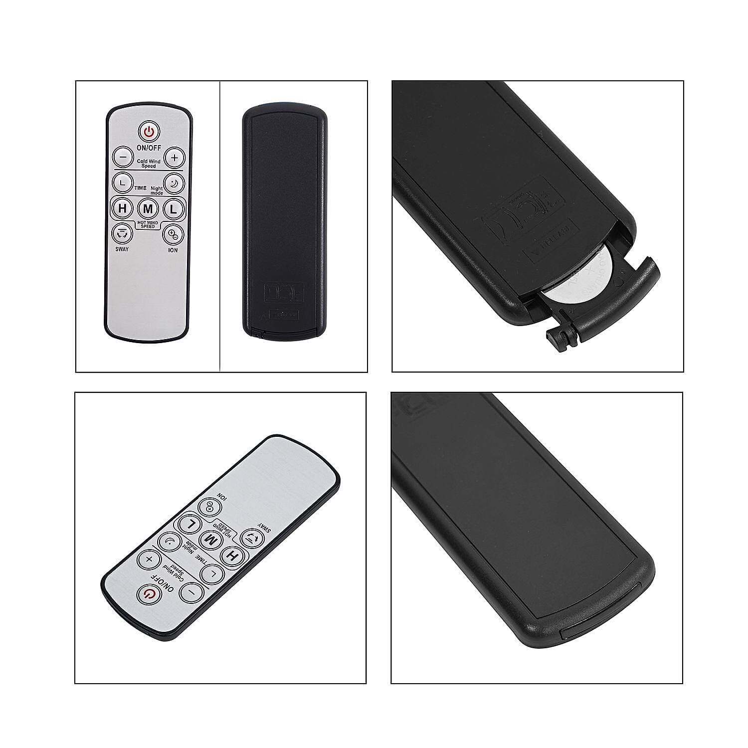 Bladeless Remote-Touch Control Heater Fan with Hepa Filter