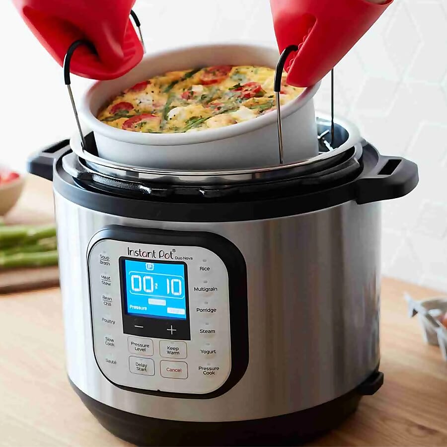 Instant Pot Duo Nova Plus Mult-Use Pressure Cooker  - 5.7Litre -  Pressure Cooker, Saute Pan, Steamer, Slow Cooker, Rice Cooker, Food Warmer & Yoghurt Maker