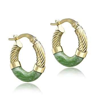 https://tjcuk.sirv.com/Products/71/5/7159876/9K-Yellow-Gold-16.5mm-Green-Enamel-Twist-Tube-Hoop-Creole-Earrings_7159876.jpg?w=342&h=342