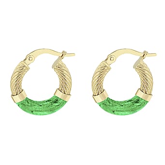 https://tjcuk.sirv.com/Products/71/5/7159876/9K-Yellow-Gold-16.5mm-Green-Enamel-Twist-Tube-Hoop-Creole-Earrings_7159876_1.jpg?w=342&h=342