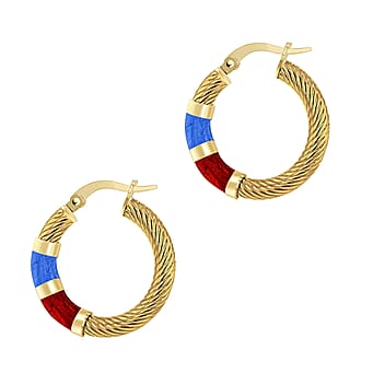 https://tjcuk.sirv.com/Products/71/5/7159879/9K-Yellow-Gold-21.5mm-Blue-And-Red-Enamel-Twist-Tube-Hoop-Creole-Earri_7159879_1.jpg?w=342&h=342