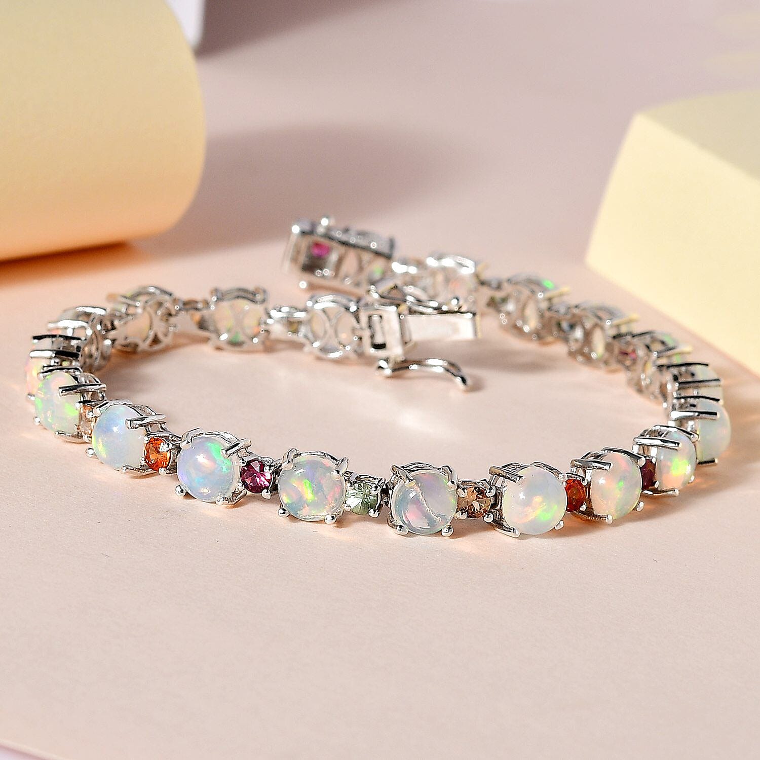 Opal and hot sale sapphire bracelet