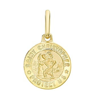 https://tjcuk.sirv.com/Products/71/6/7160004/9K-Yellow-Gold-12-mm-19.5mm-Saint-Christopher-Round-Satin-Pendant_7160004.jpg?w=342&h=342
