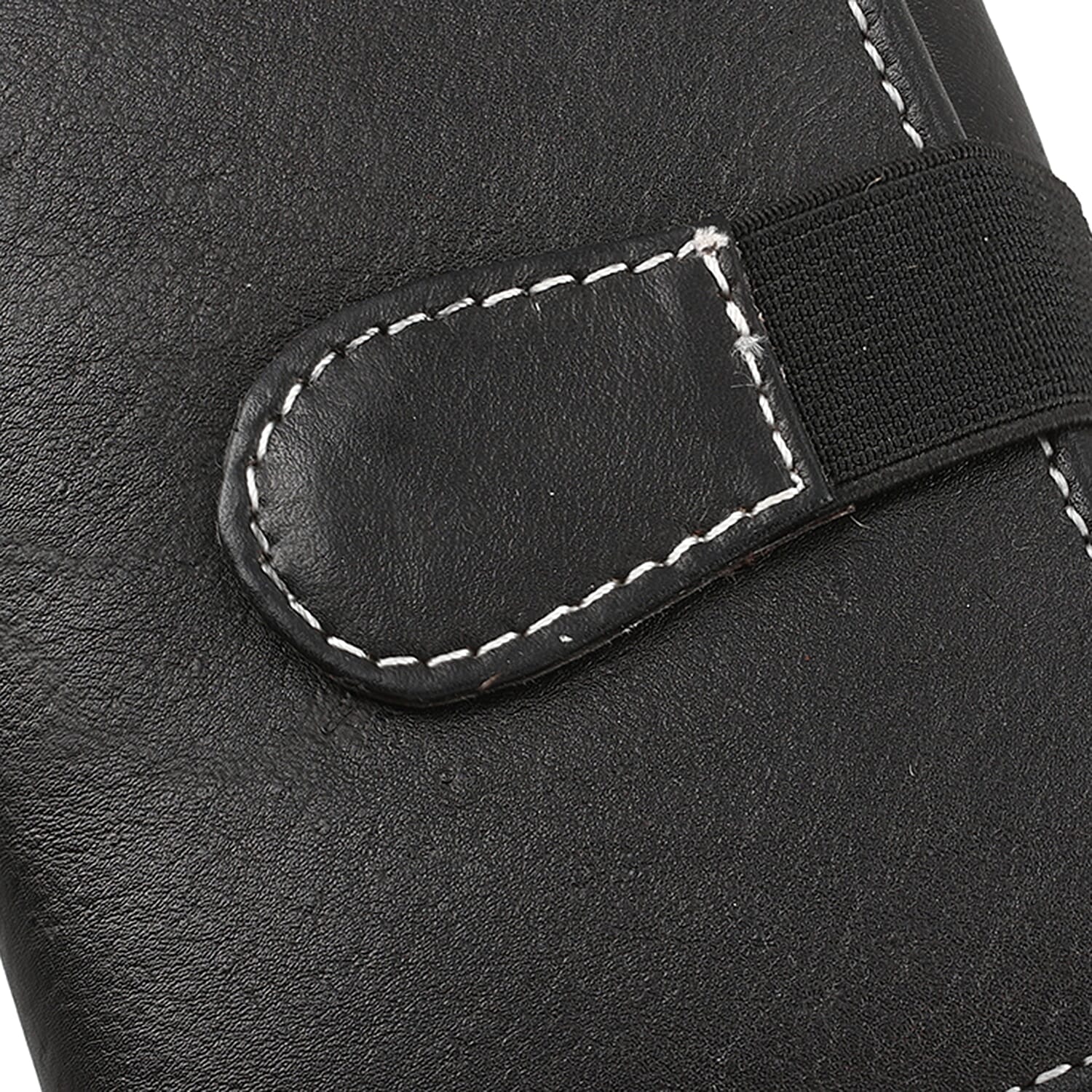 Genuine Leather Tri-Fold RFID Protected Mens Wallet