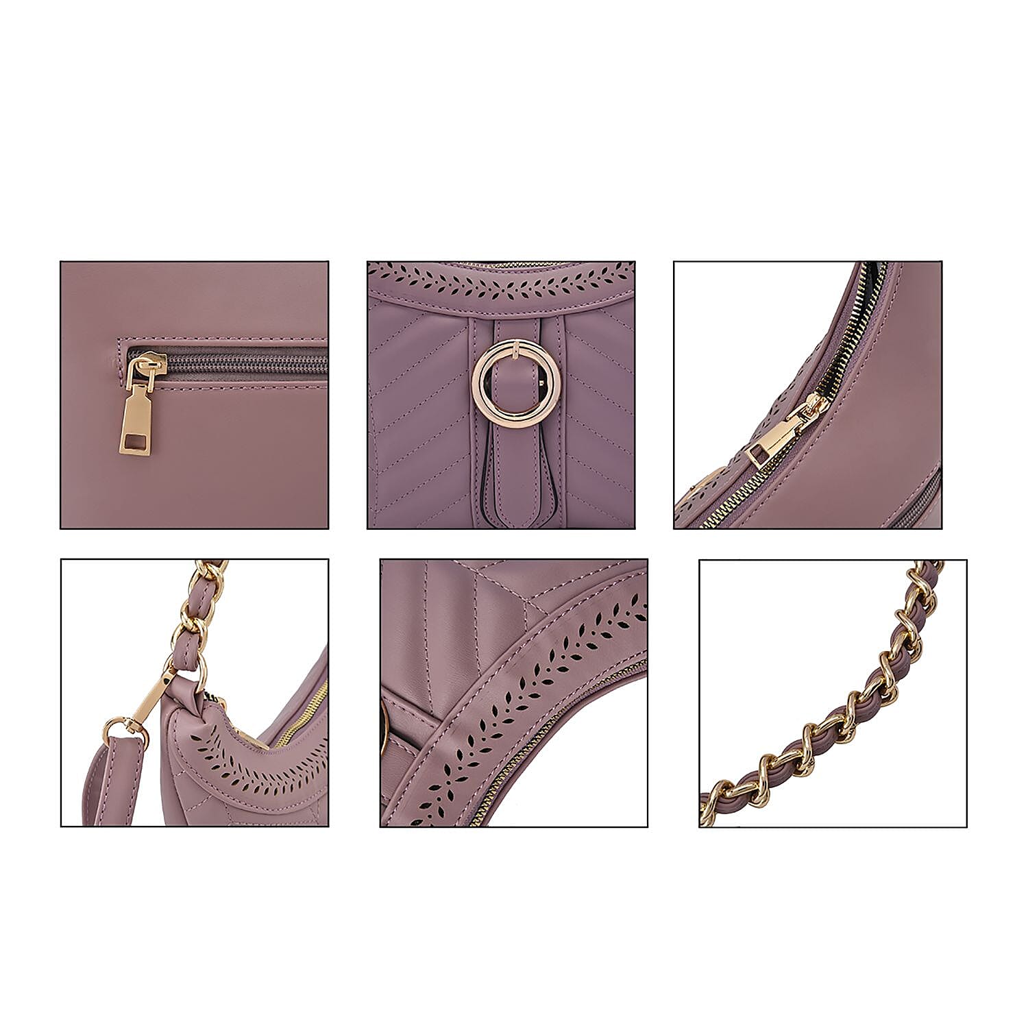 Zig Zag Pattern Tote Bag (Size 28x23x10 Cm) - Pink