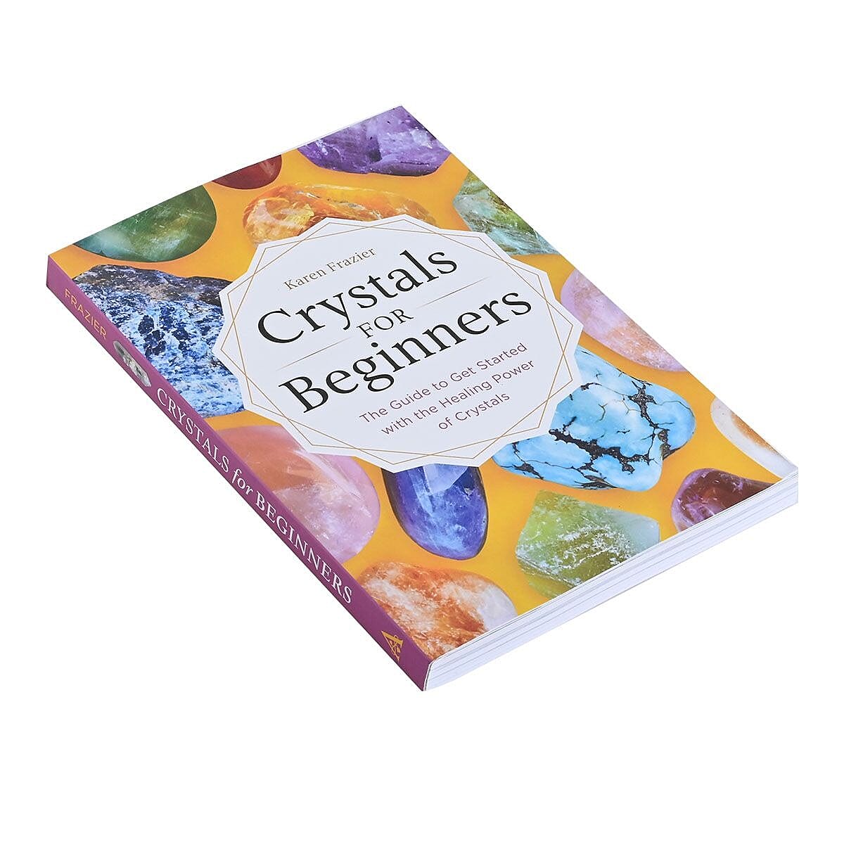 Gem Treasures - Crystals for Beginners Journal and Diary - Yellow & White