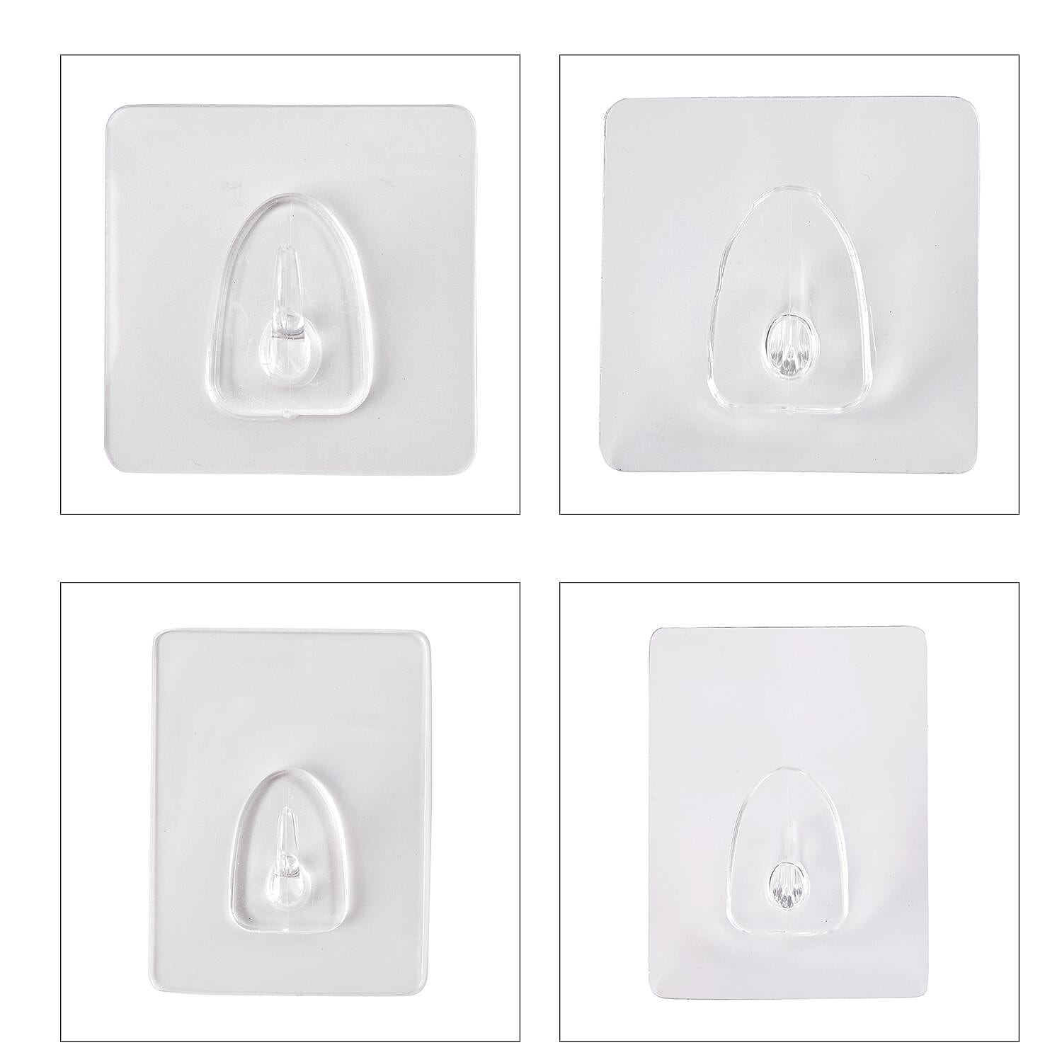 10pcs Set  Magic Hooks (Size 8x6x2 Cm)