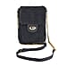 Fur Crossbody Bag with RFID Protection - Black
