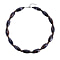  Simulated Black Spinel Glass Necklace (Size - 24)