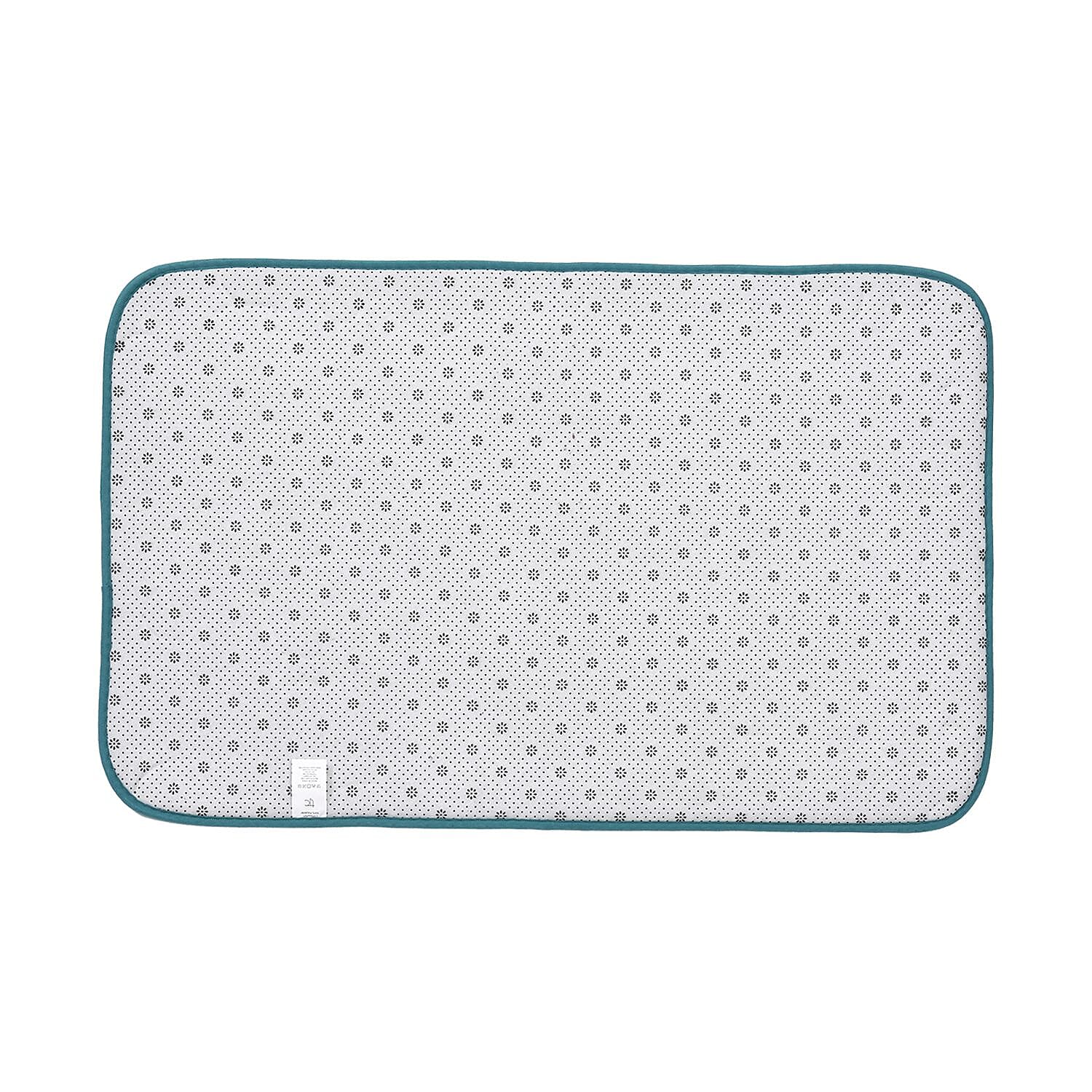 Polyester Solid Rug and Door Mat - Teal