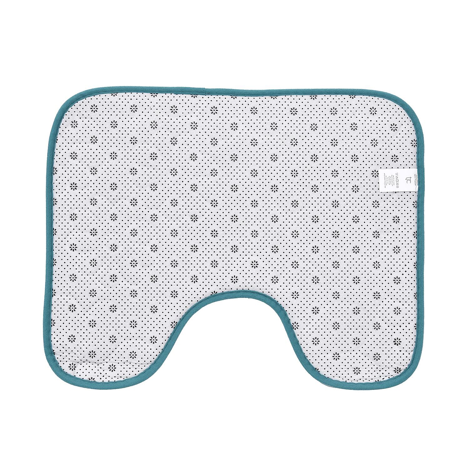 Polyester Solid Rug and Door Mat - Teal