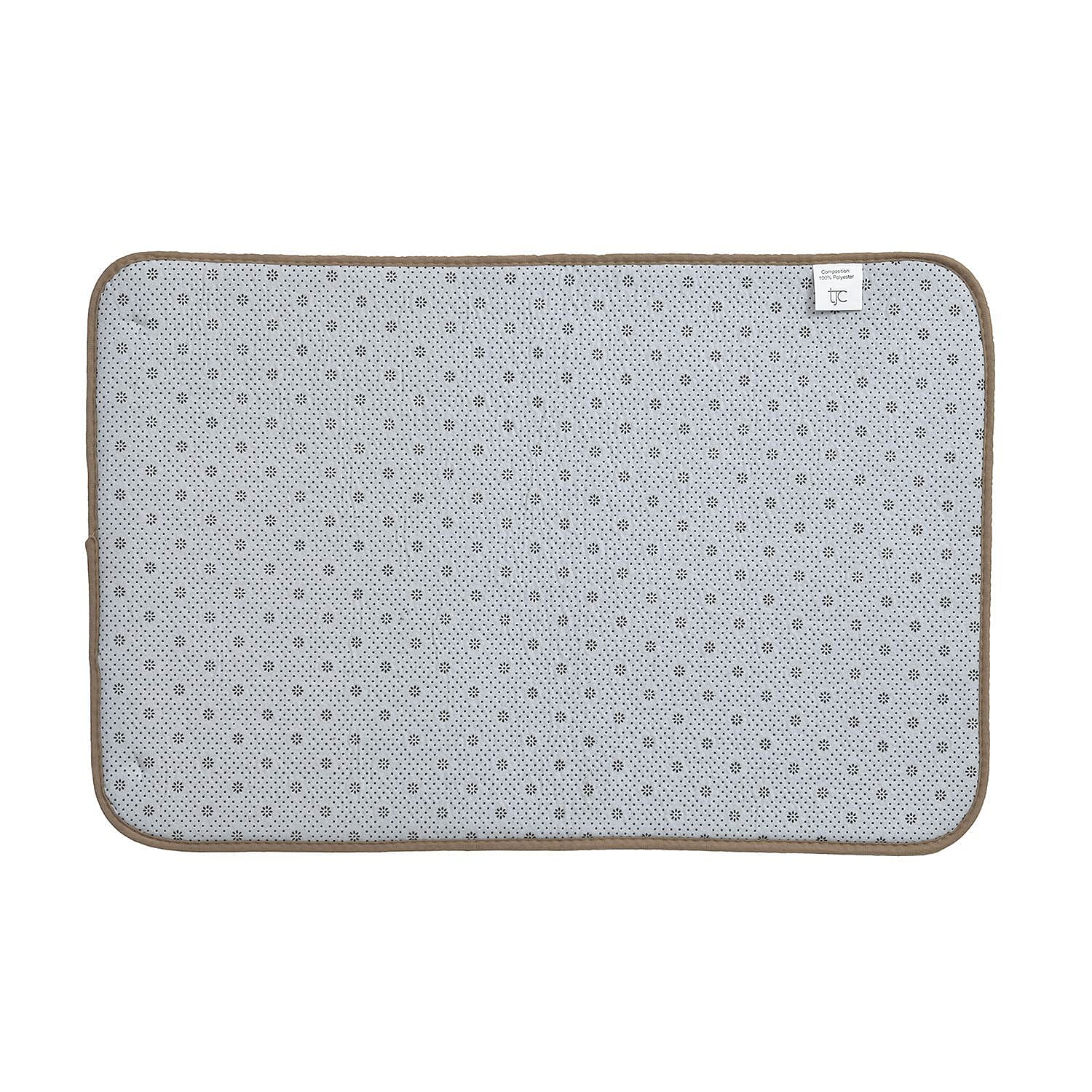 Set of 2 Extra Strong Anti-Slip Bathmat and Toilet Mat - Stone