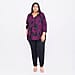 Tamsy Viscose Printed Top - Pink