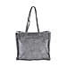 Fur Tote Bag with Hand Drop - Grey