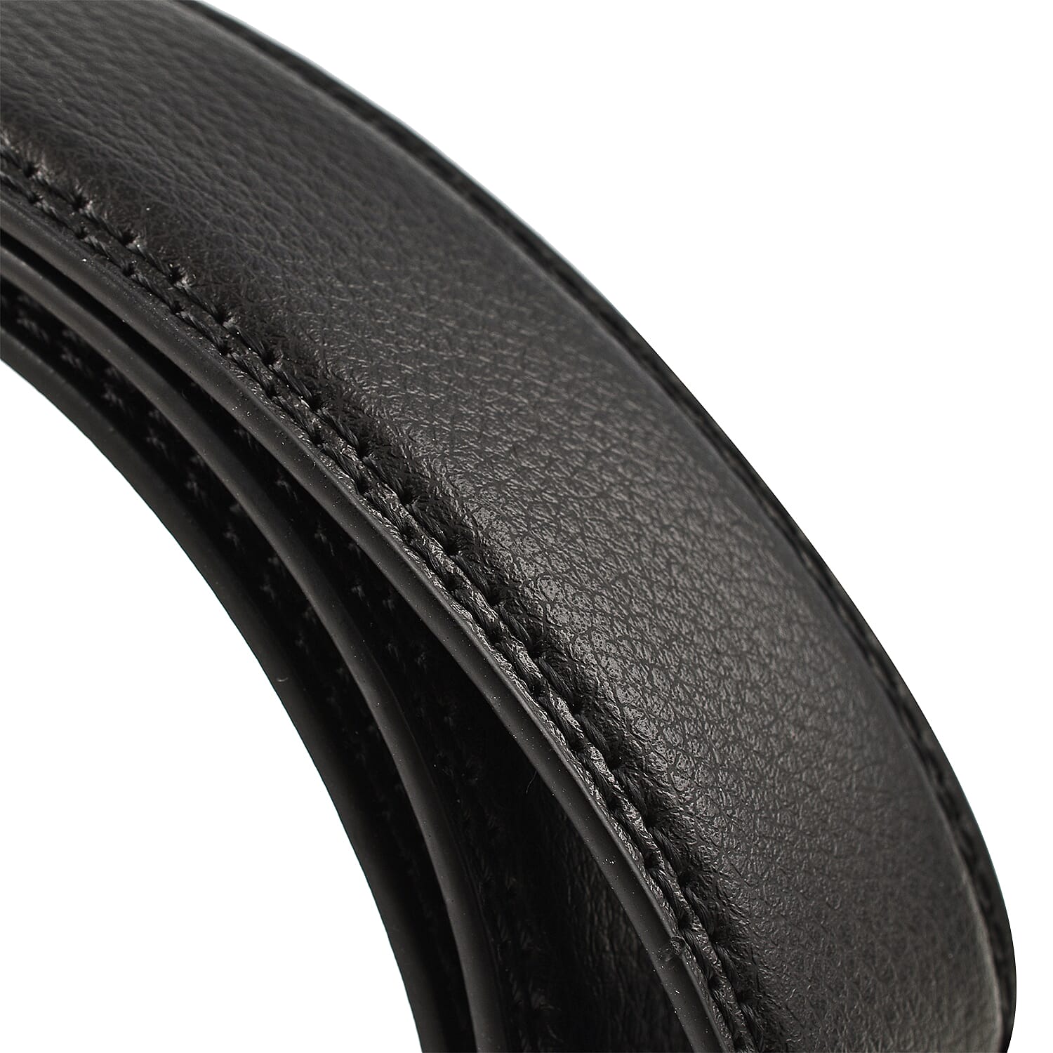 Close Out Deal - Genuine Leather Belt with Innovative Mechanism 32 - 44 Inches - Black