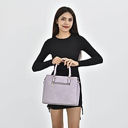 Crossbody Bag with Shoulder Strap - Lilac