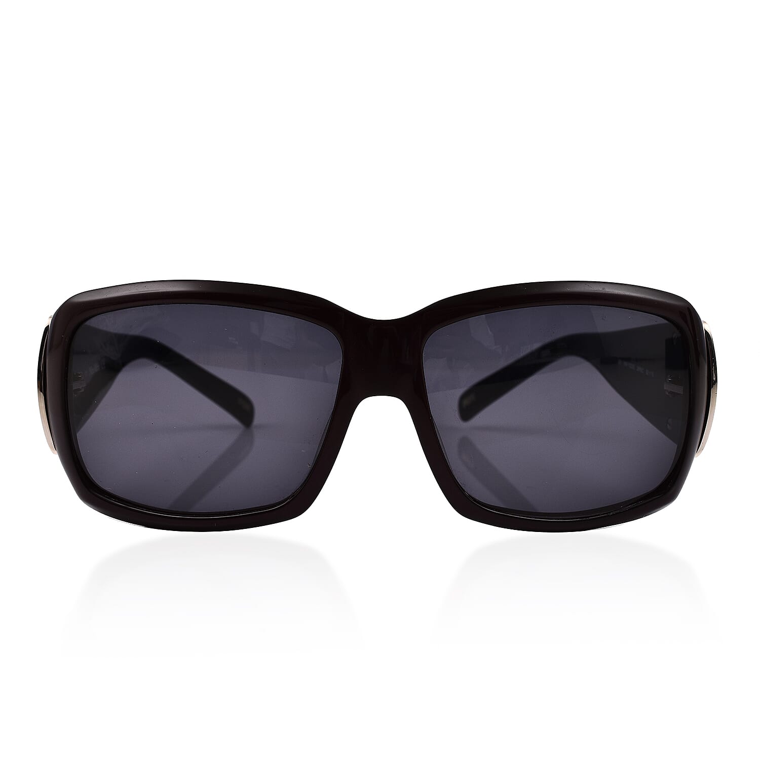 Max Mara Womens Large Oversized Sunglasses - Burgundy