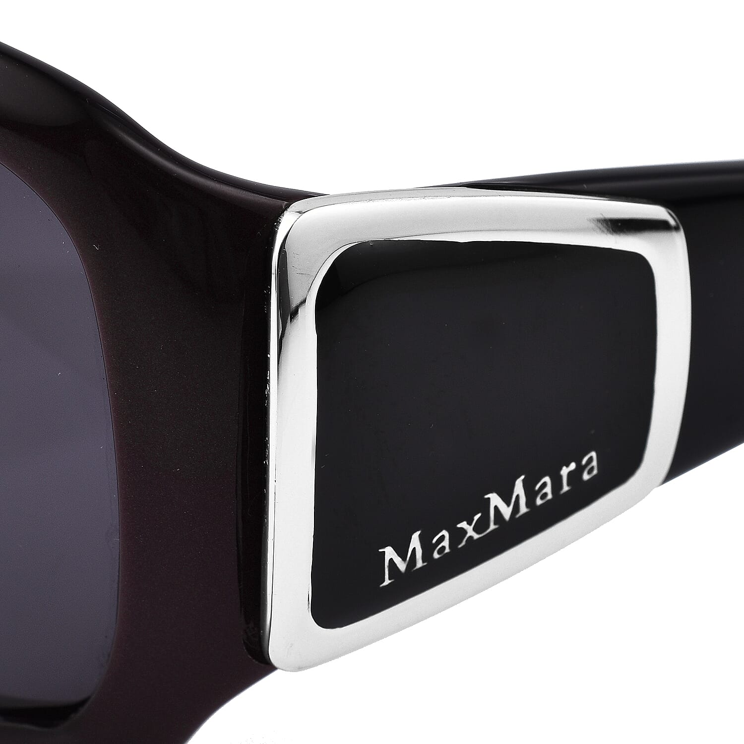 Max Mara Womens Large Oversized Sunglasses - Burgundy