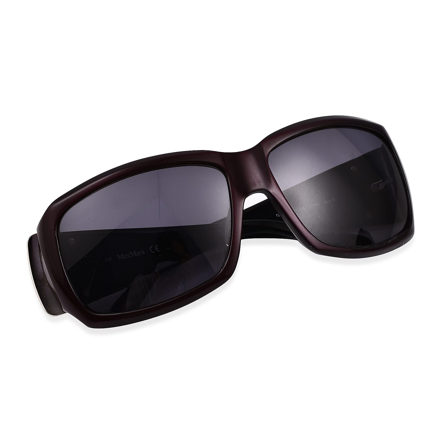 Max Mara Womens Large Oversized Sunglasses - Burgundy