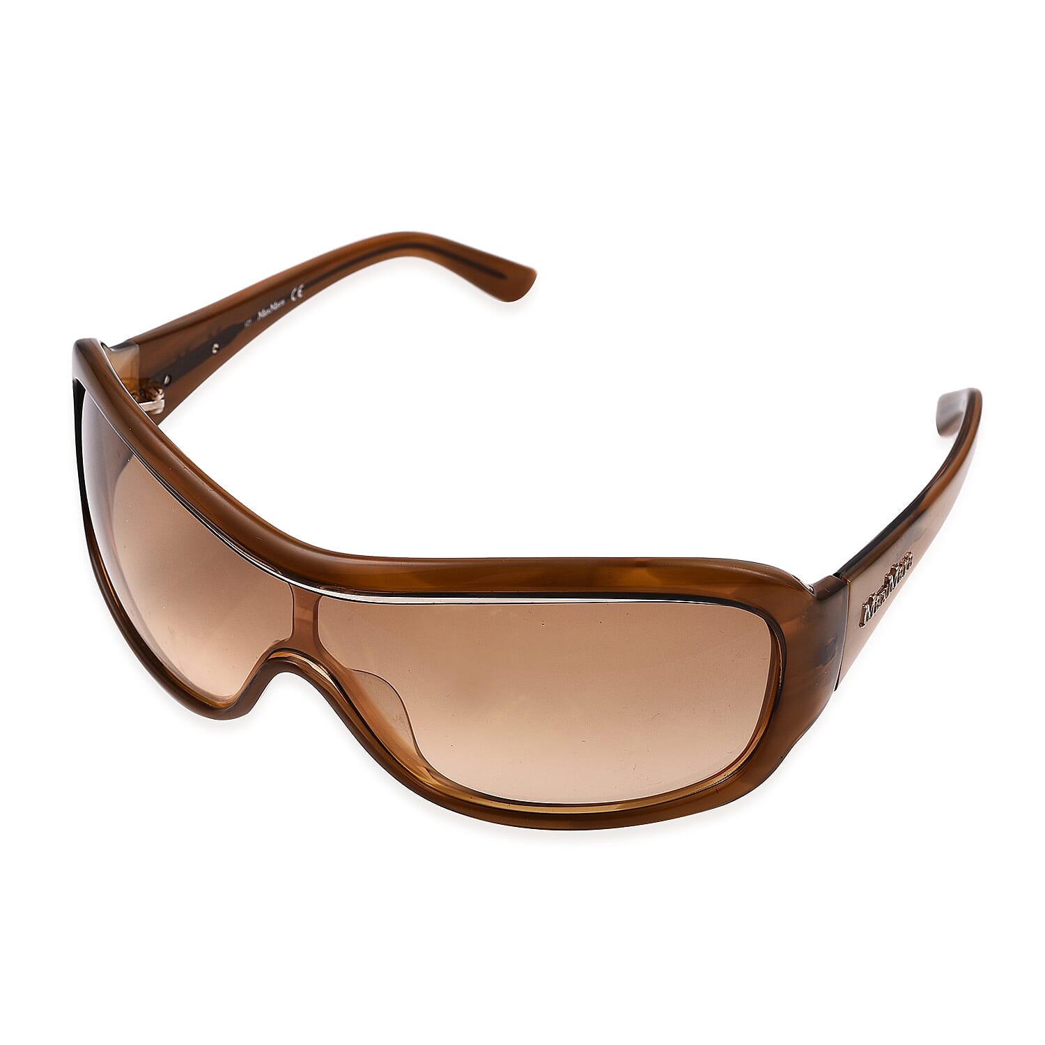 Max Mara Womens Large Oversized Sunglasses - Brown Beige