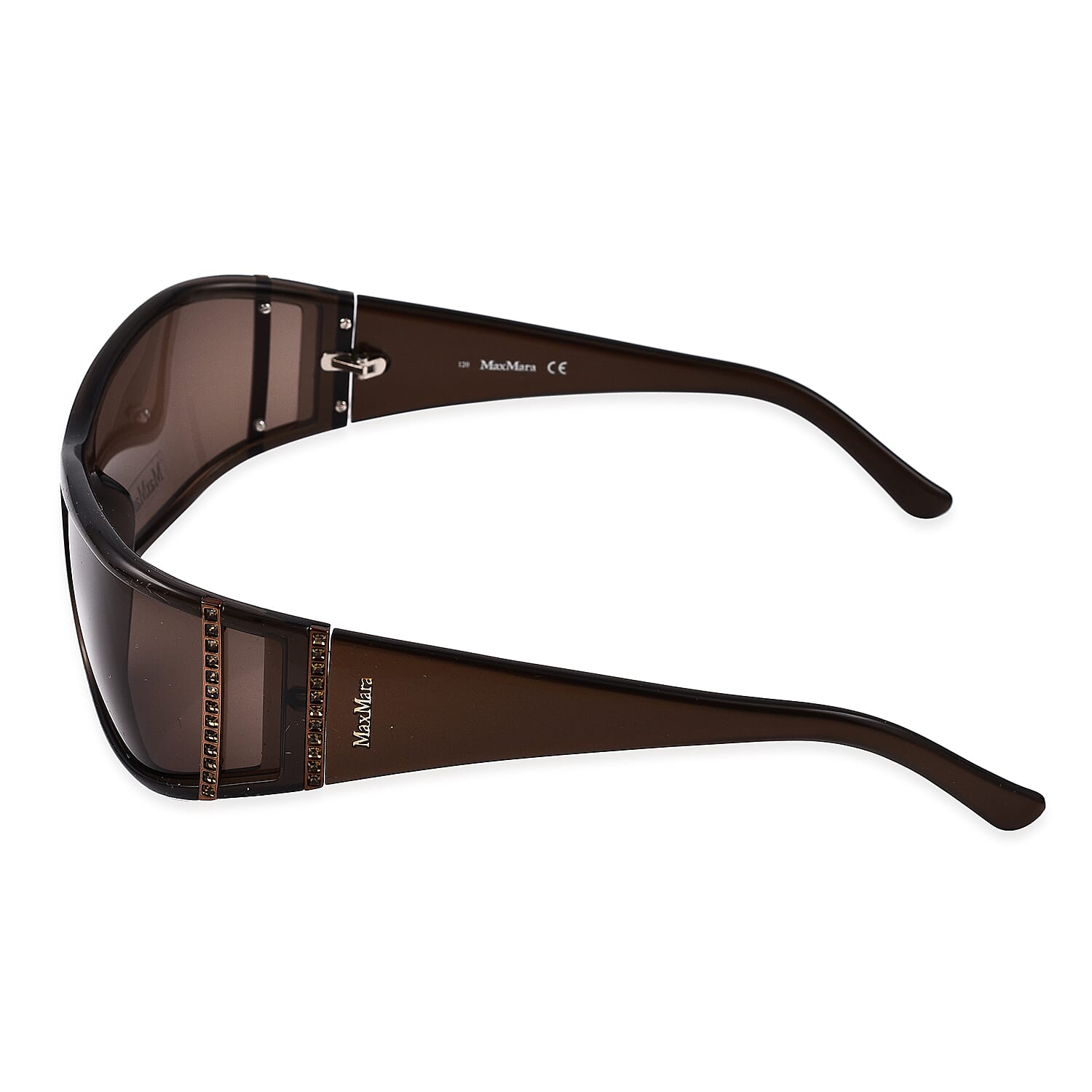 Max Mara Womens Large Oversized Sunglasses - Brown