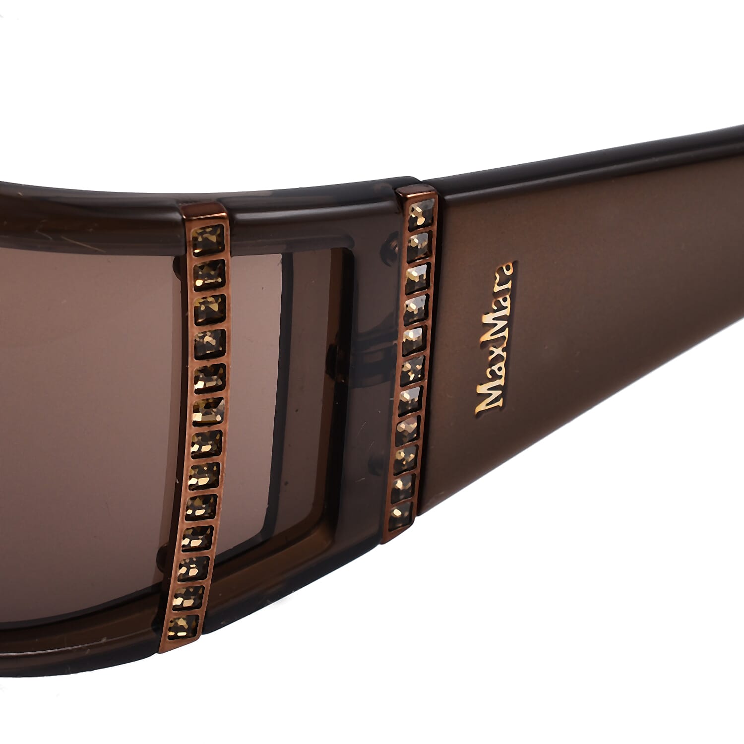 Max Mara Womens Large Oversized Sunglasses - Brown