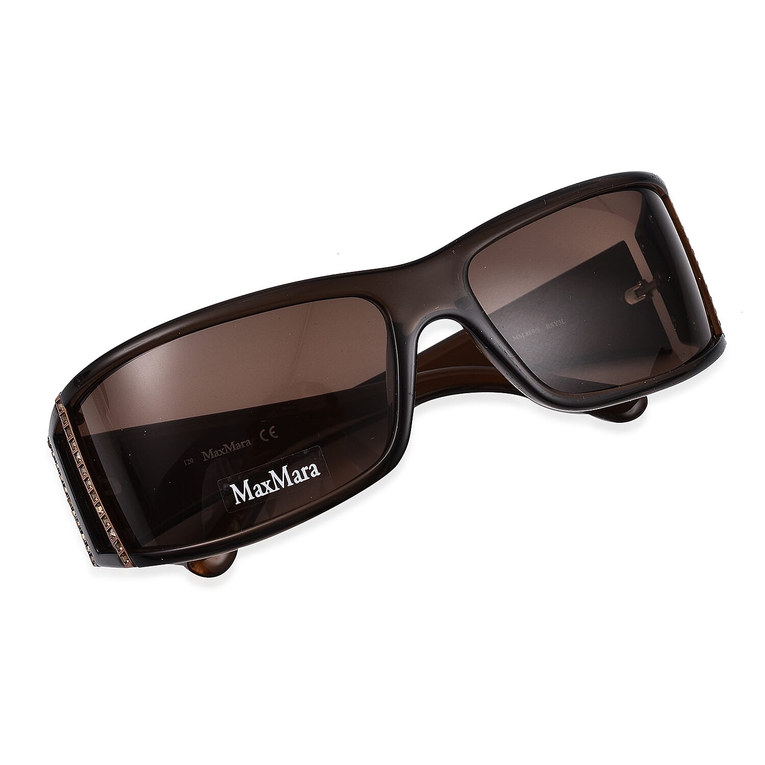 Max Mara Womens Large Oversized Sunglasses - Brown