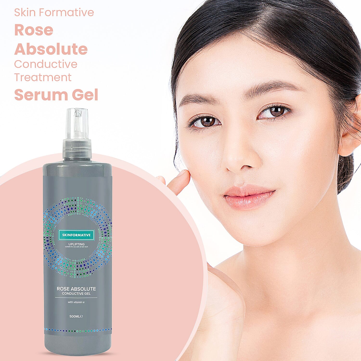 Skin Formative Rose Absolute Conductive Treatment Serum Gel - 500ml