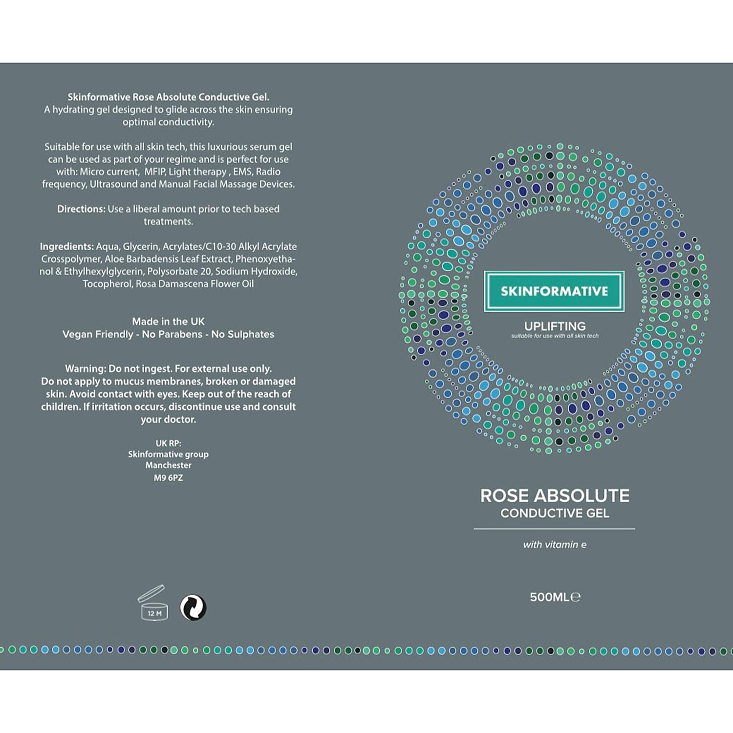 SkinFormative Rose Absolute Conductive Treatment Serum Gel - 500ml