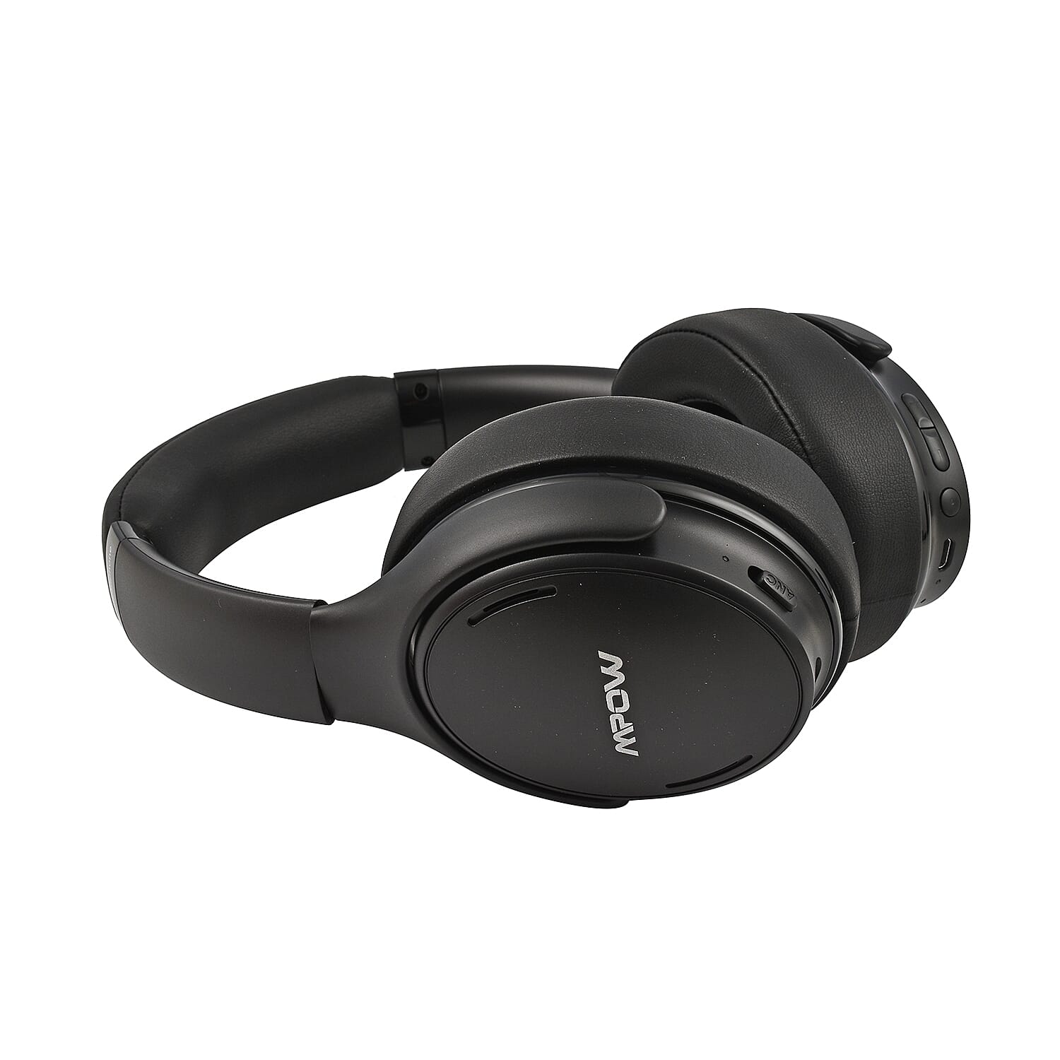 MPOW  IPO Active Noise Cancelling Headphones, Bluetooth 5.0 Headphones with Deep Bass, Fast Charge, 35H Playtime, Lightweight Headset, CVC 8.0 Mic for Home Off(Size 16x8 cm) - Black