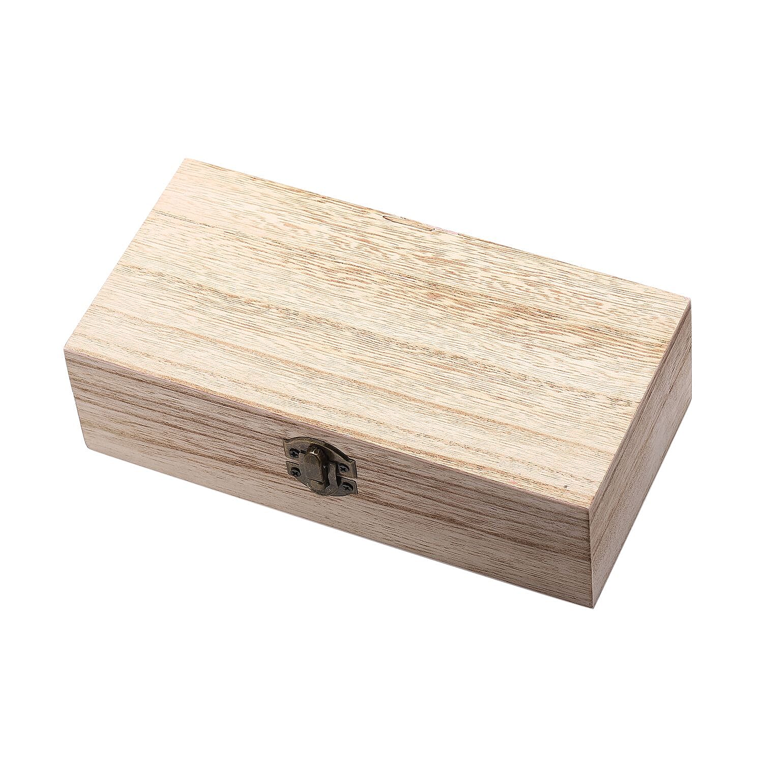 Doorbuster - Chakra Crystal Box - 1 Bracelet, 1 Selenite Stick, 1 Agate Druzy, Clear Quartz Point, 1 Clear Quartz, 1 Amethyst, 1 Rose Quartz, 1 Aventurine, 1 Lapis Lazuli, 1 Tiger Eye, and 1 Red Jasp