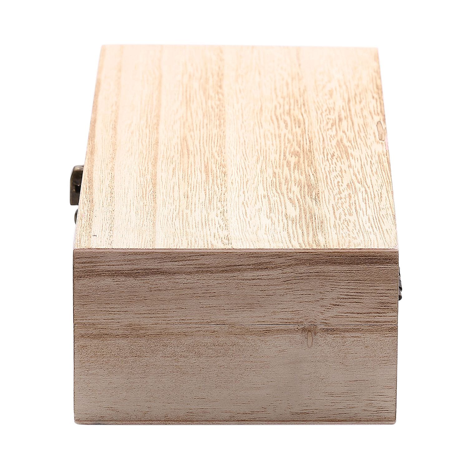 Doorbuster - Chakra Crystal Box - 1 Bracelet, 1 Selenite Stick, 1 Agate Druzy, Clear Quartz Point, 1 Clear Quartz, 1 Amethyst, 1 Rose Quartz, 1 Aventurine, 1 Lapis Lazuli, 1 Tiger Eye, and 1 Red Jasp