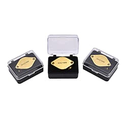 Set of 3 - Jewellery Magnifier (Size 3x2 Cm) - Gold