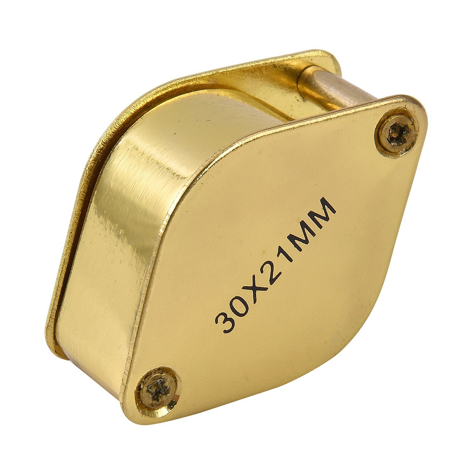 Set of 3 - Jewellery Magnifier (Size 3x2 Cm) - Gold