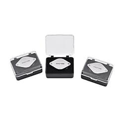 Set of 3 - Jewellery Magnifier (Size 3x2 Cm) - Silver
