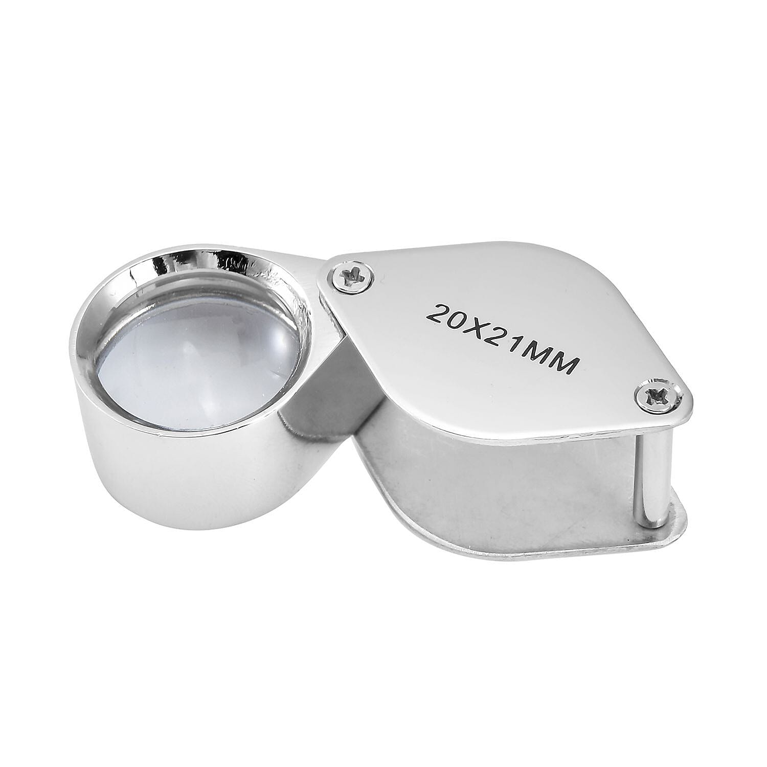 Set of 3 - Jewellery Magnifier (Size 3x2 Cm) - Silver