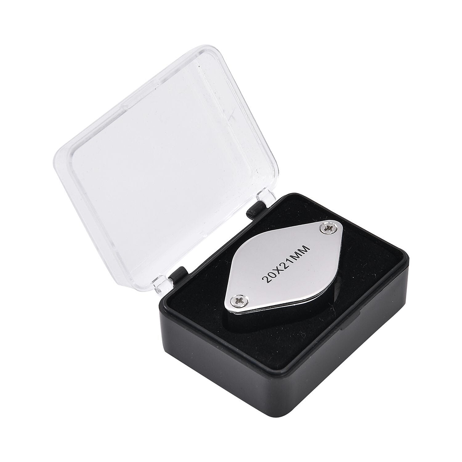 Set of 3 - Jewellery Magnifier (Size 3x2 Cm) - Silver