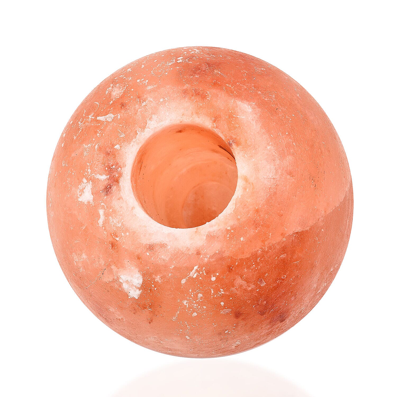 Himalayan Salt Lamp Sphere Shape inlcuding Cord - Bulb (Size - 12.5 cm)