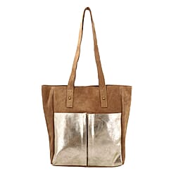 Hongkong Close Out Deal-- Genuine Leather Tote Bag - Black