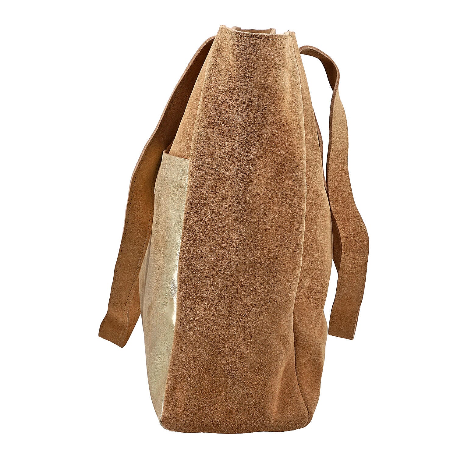 Italian CloseOut Deal- 100% Genuine Leather Tote Bag - Tan