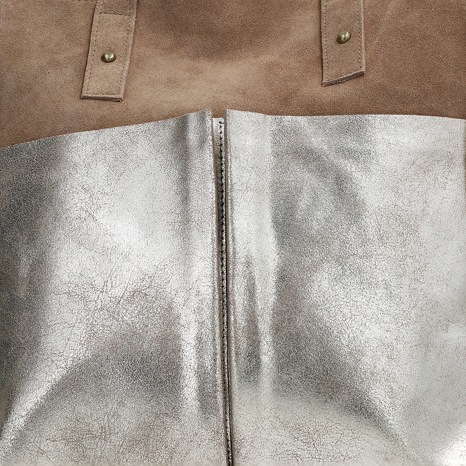 Italian CloseOut Deal- 100% Genuine Leather Tote Bag - Tan