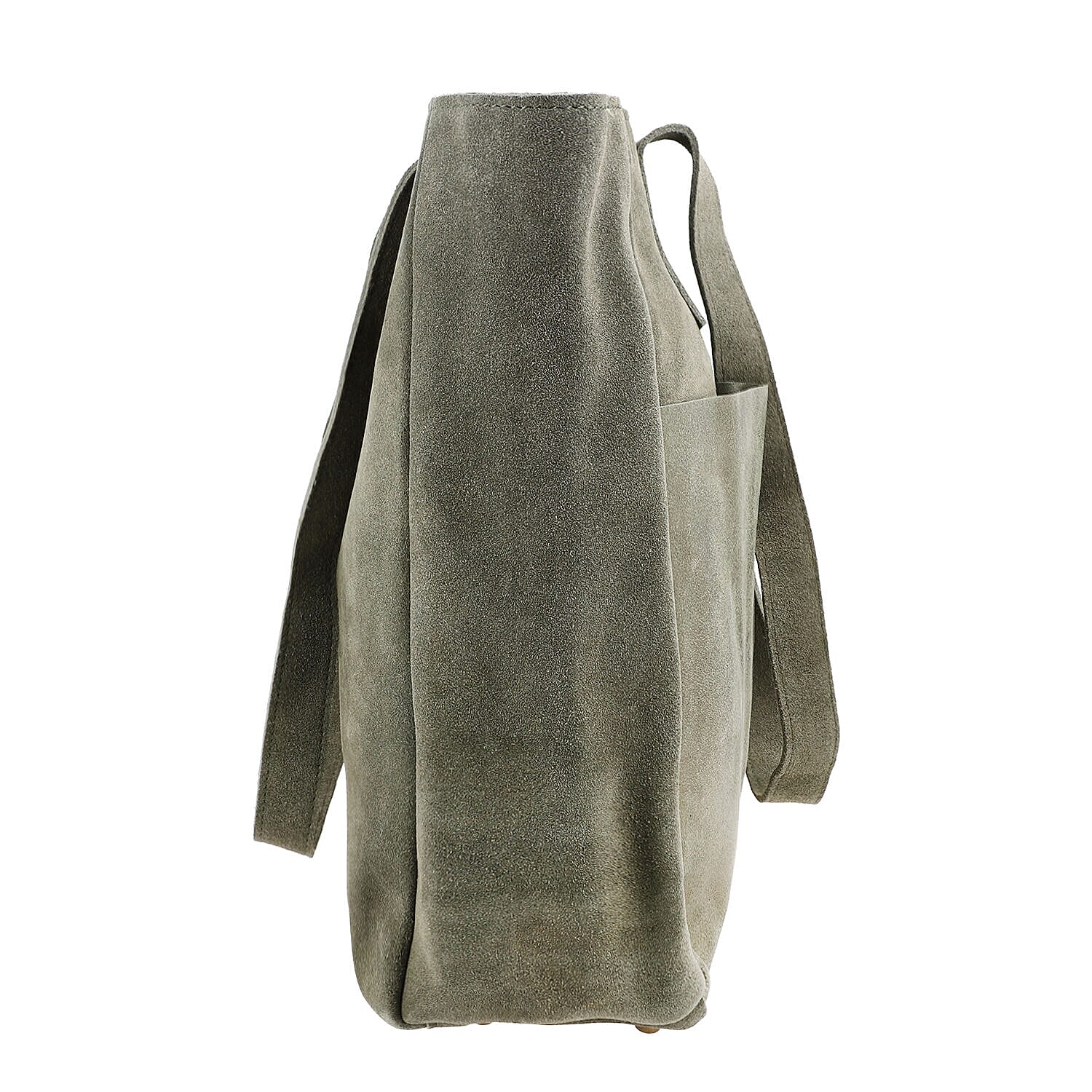 Italian CloseOut Deal- 100% Genuine Leather Tote Bag (Size 33x29x10 Cm) - Deep Green