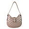Close Out Deal - Quilted Plain Crossbody Bag - Nude