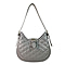 Close Out Deal - Quilted Plain Crossbody Bag - Mink