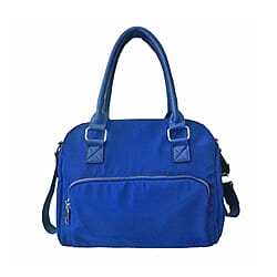 Designer Close Out-  Water Resistant Tote Bag with Crossbody Strap. - Black