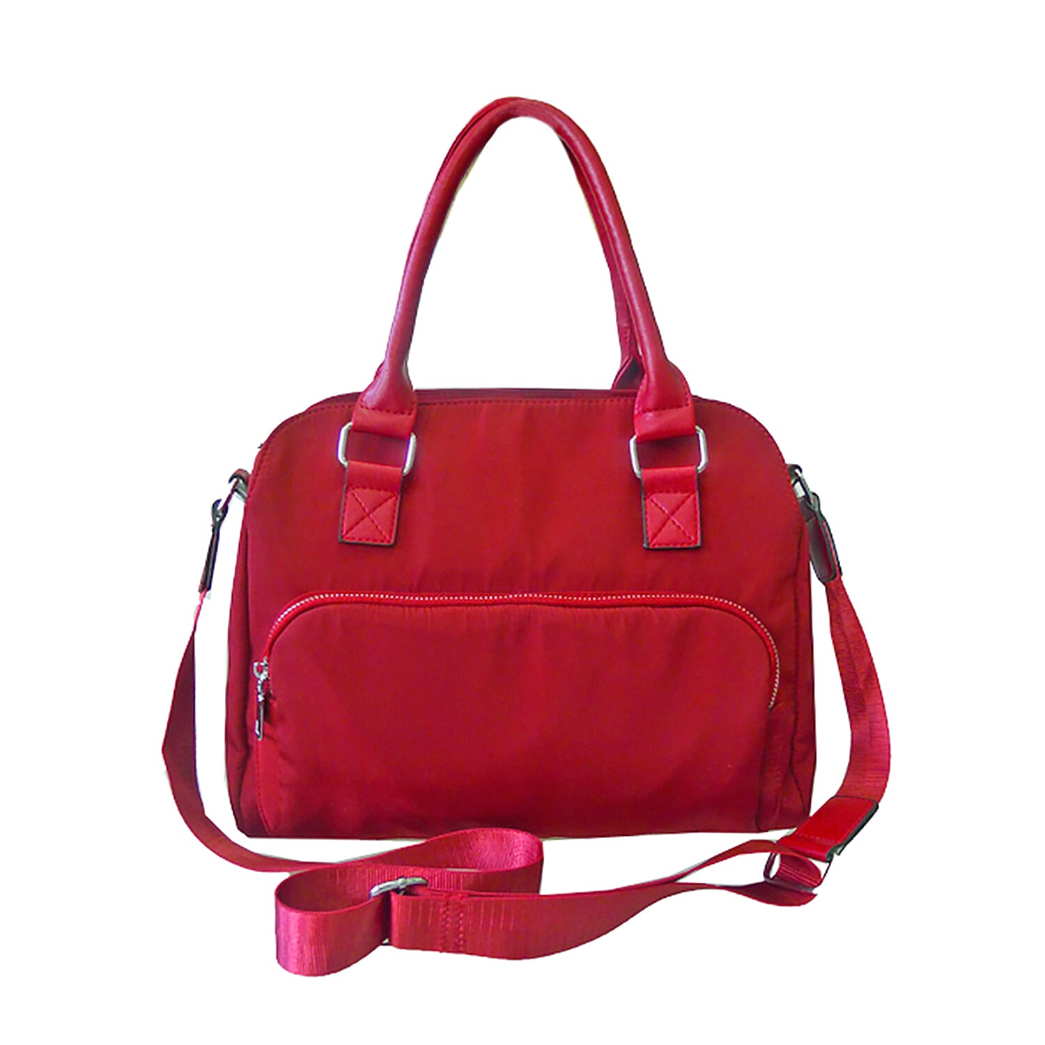 Designer Close Out - Tote Bag with Handle Drop and Shoulder Strap (Size 31x25x12 Cm) - Pink