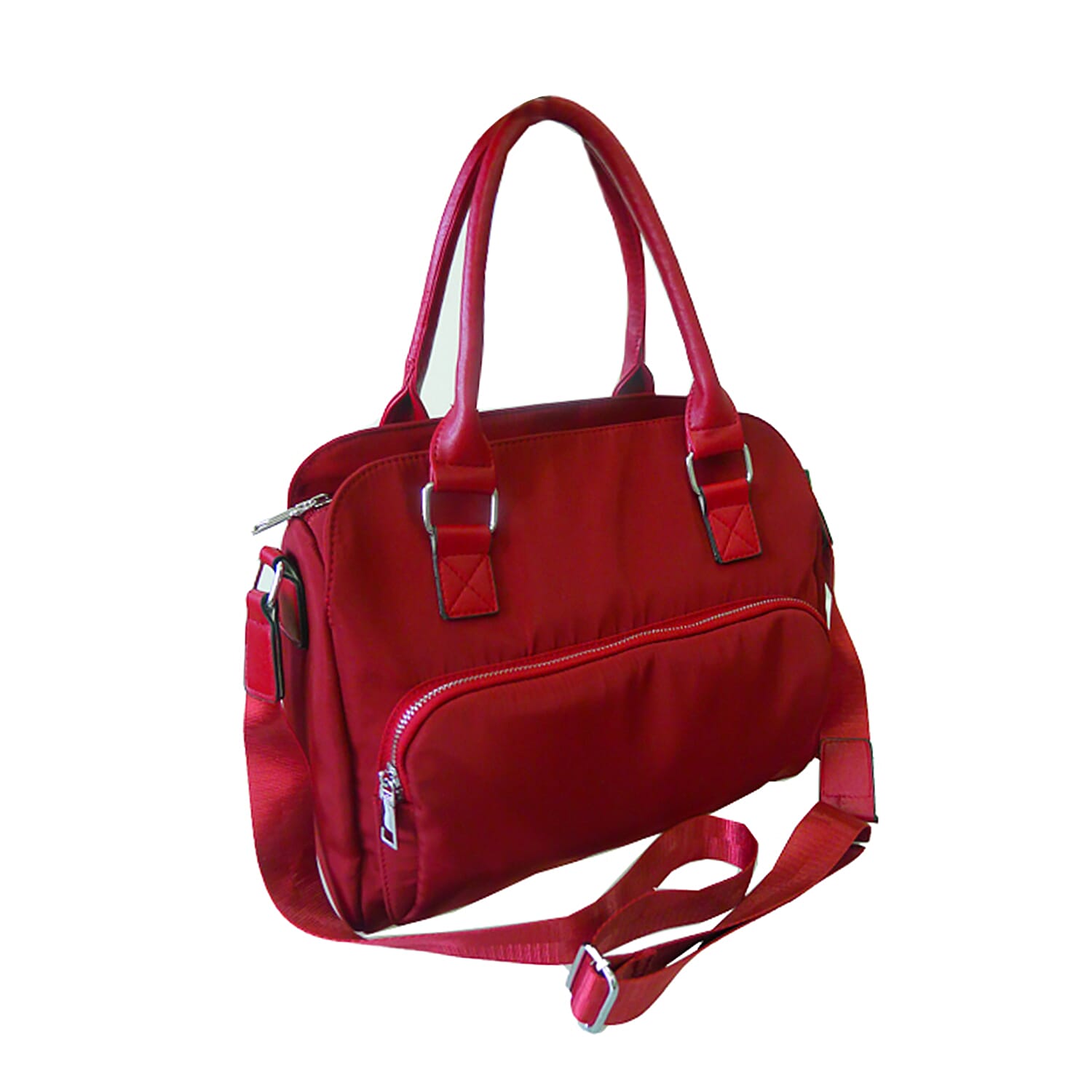 Designer Close Out - Tote Bag with Handle Drop and Shoulder Strap (Size 31x25x12 Cm) - Pink